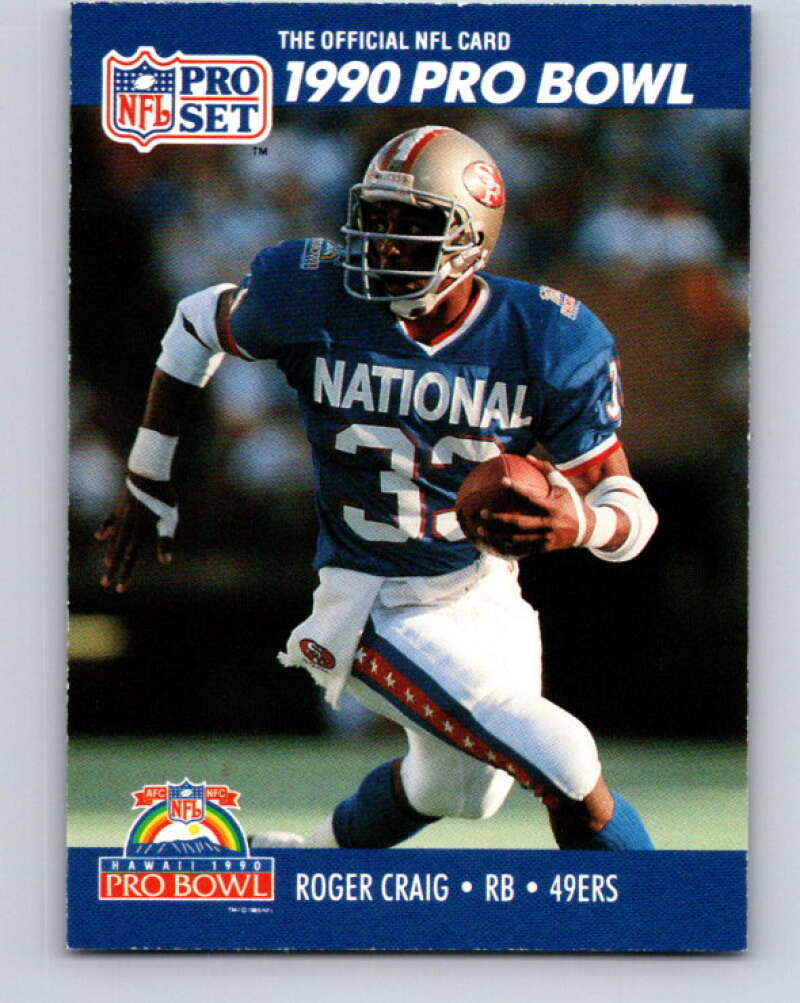 1990 Pro Set #385 Roger Craig Mint San Francisco 49ers Image 1
