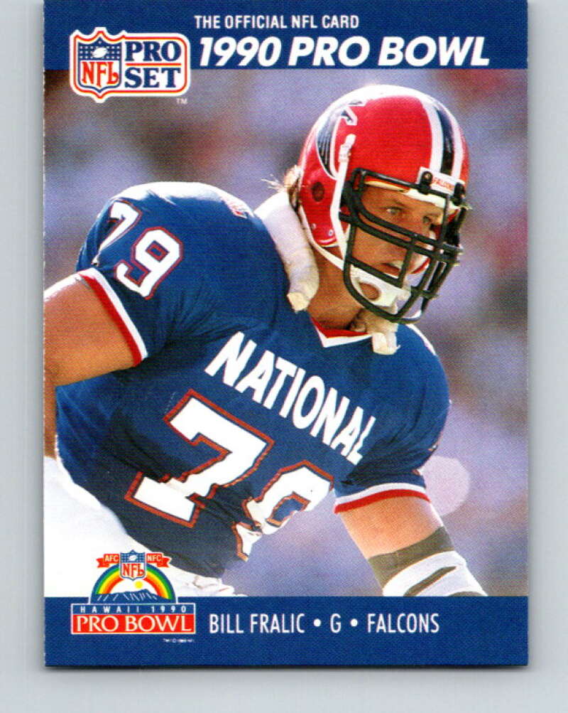 1990 Pro Set #389 Bill Fralic Mint Atlanta Falcons Image 1