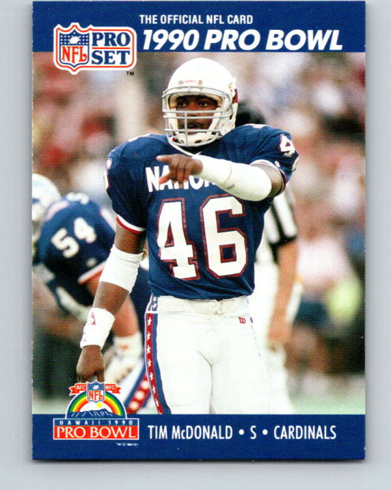 1990 Pro Set #404 Tim McDonald Mint Phoenix Cardinals Image 1