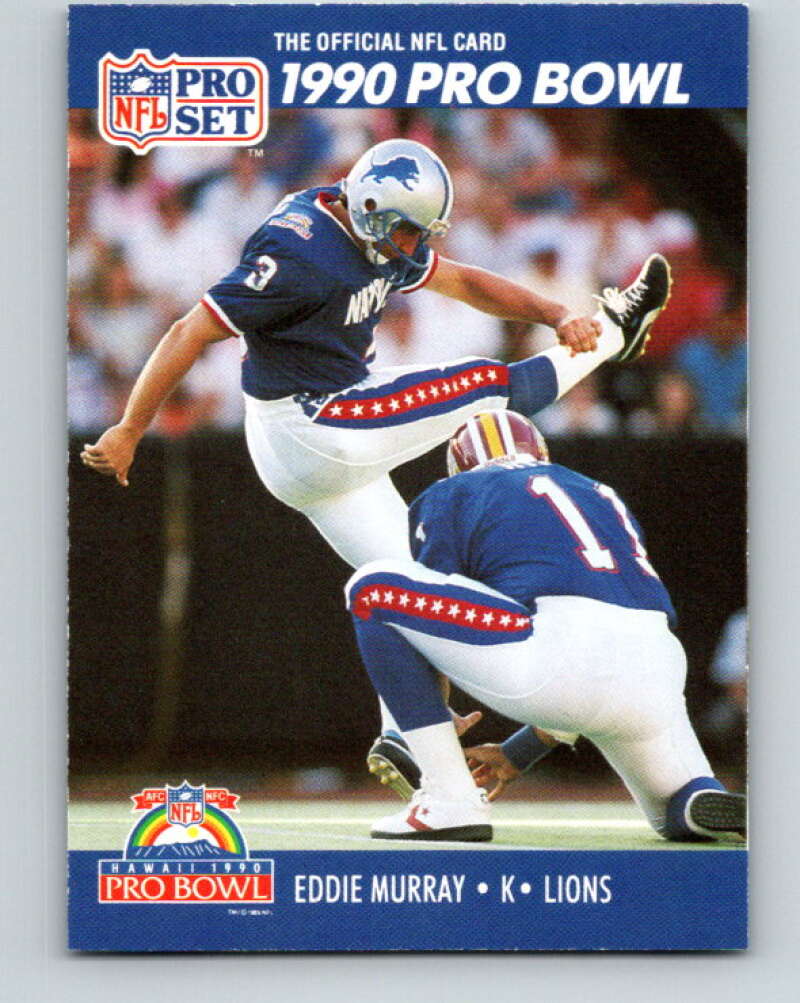 1990 Pro Set #409 Eddie Murray Mint Detroit Lions Image 1