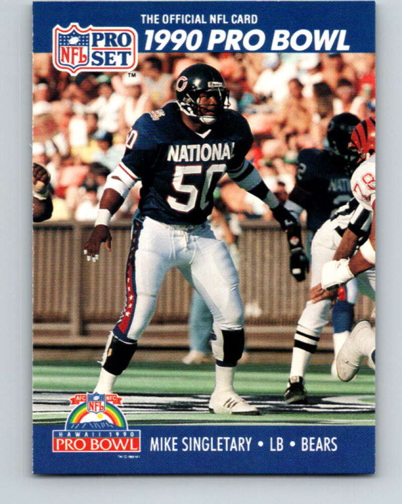 1990 Pro Set #416 Mike Singletary Mint Chicago Bears Image 1