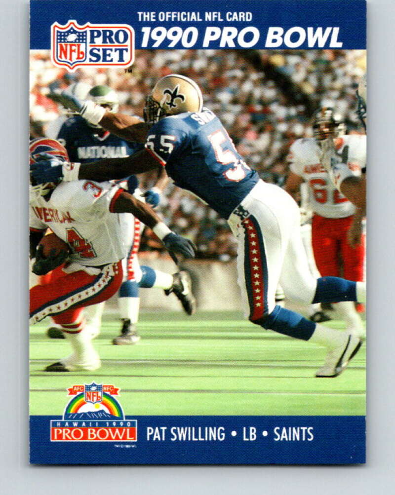 1990 Pro Set #420 Pat Swilling Mint New Orleans Saints Image 1