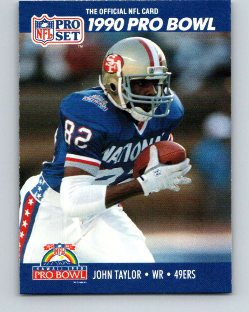 1990 Pro Set #421 John Taylor Mint San Francisco 49ers Image 1