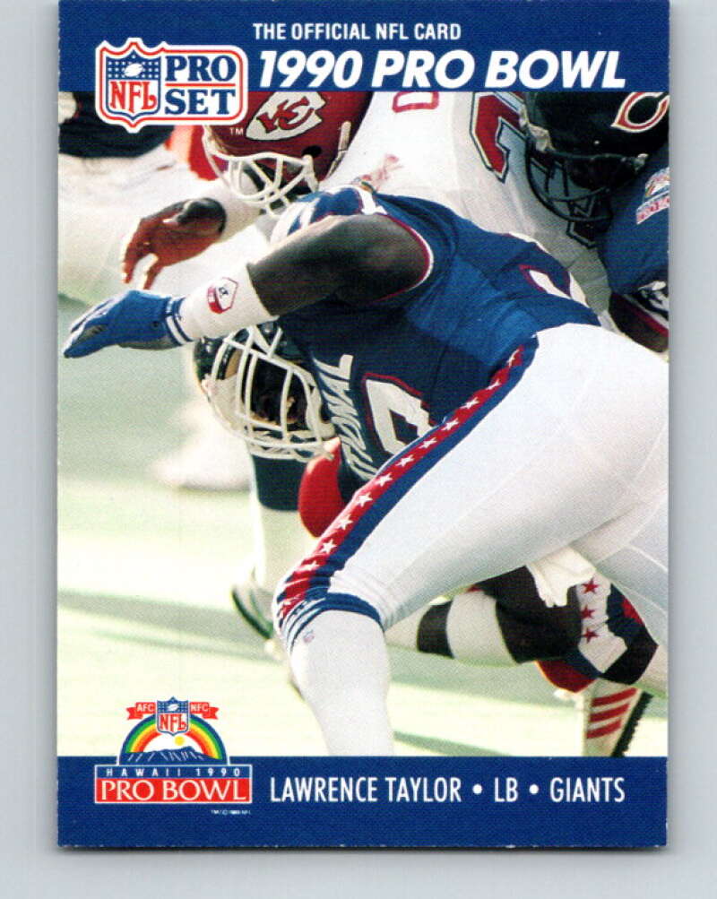 1990 Pro Set #422 Lawrence Taylor Mint New York Giants Image 1