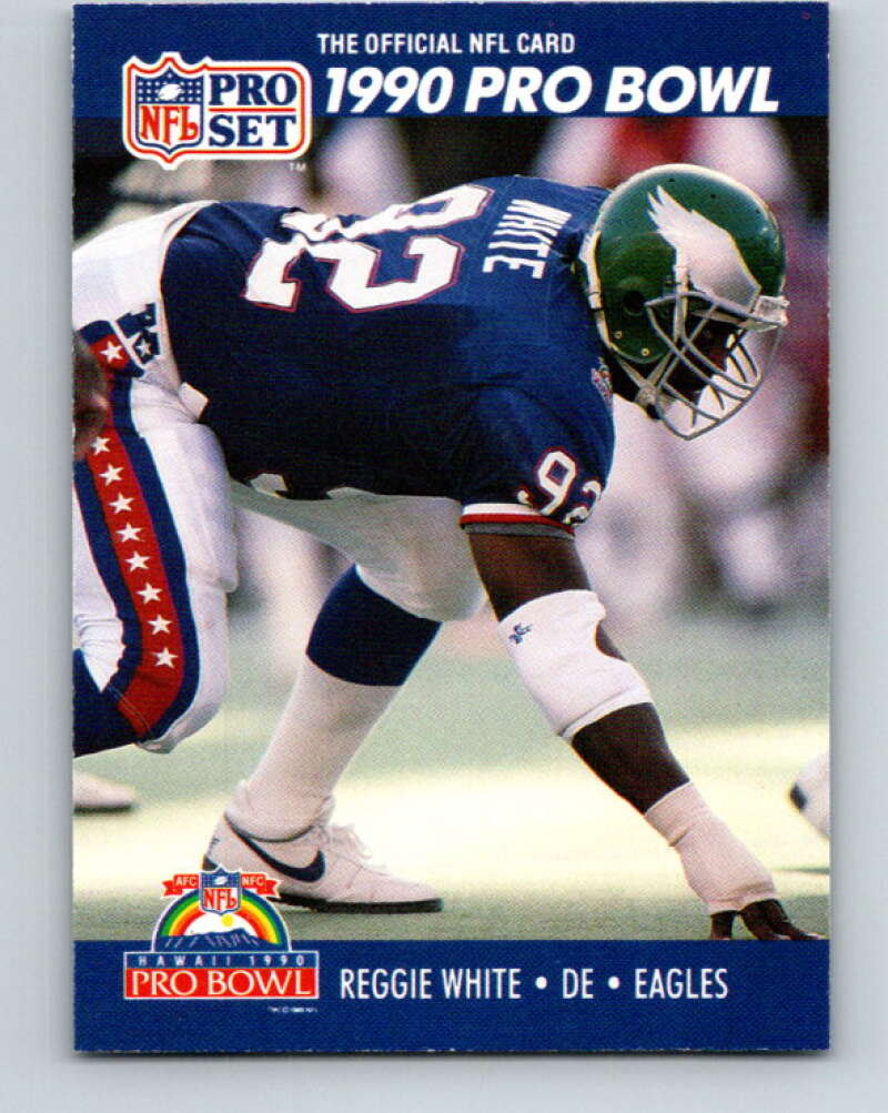 1990 Pro Set #423 Reggie White Mint Philadelphia Eagles Image 1