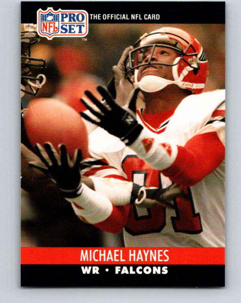 1990 Pro Set #431 Michael Haynes Mint RC Rookie Atlanta Falcons Image 1