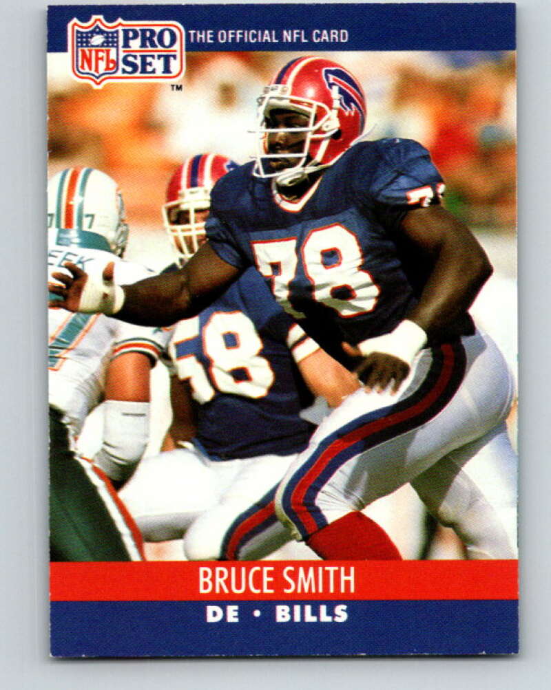 1990 Pro Set #443 Bruce Smith Mint Buffalo Bills Image 1
