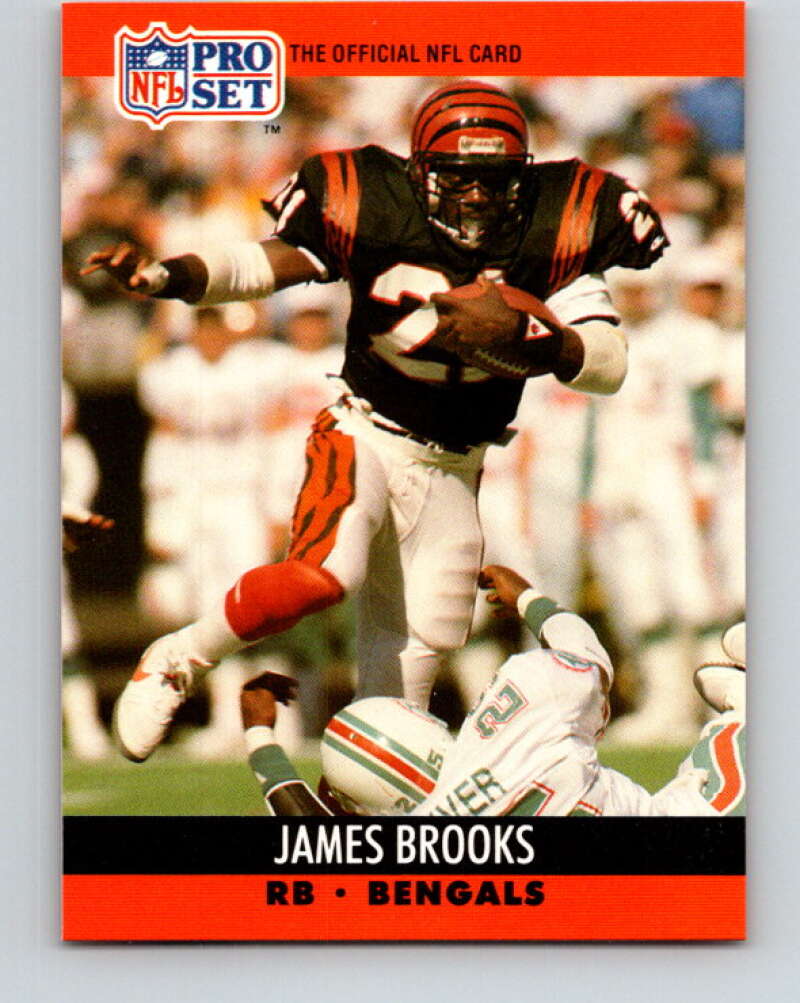 1990 Pro Set #461 James Brooks Mint Cincinnati Bengals Image 1