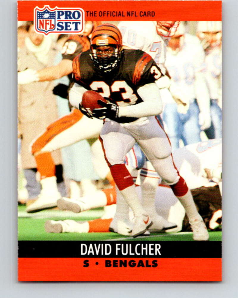 1990 Pro Set #462 David Fulcher Mint Cincinnati Bengals Image 1