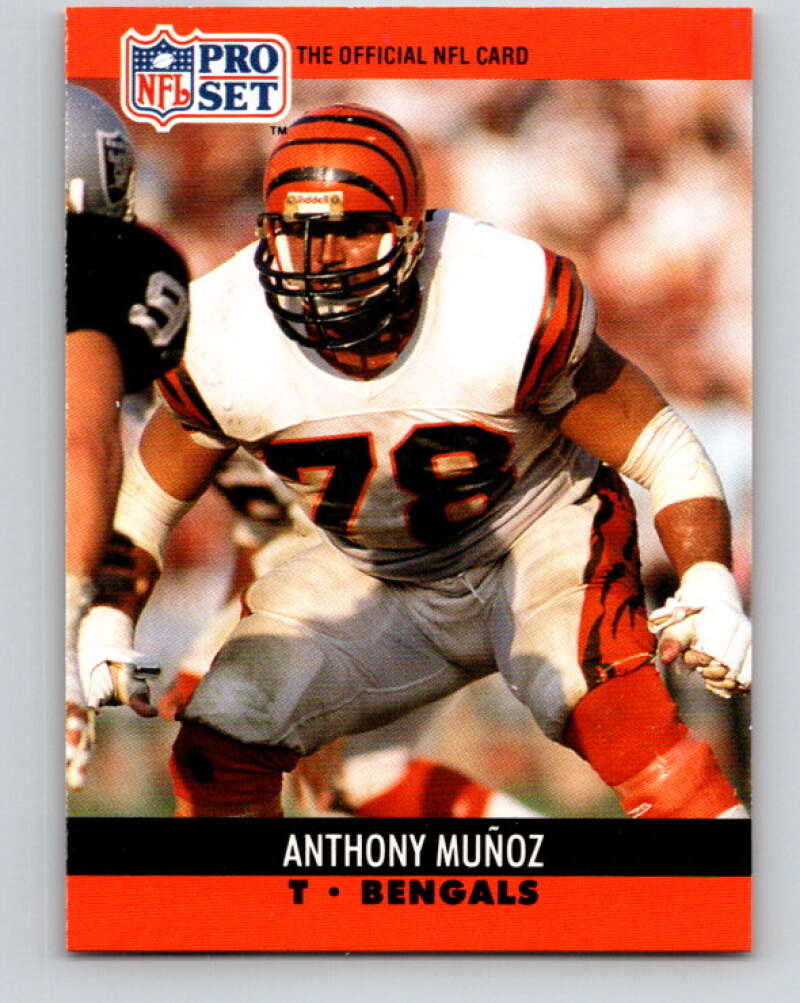 1990 Pro Set #467 Anthony Muñoz Mint Cincinnati Bengals Image 1