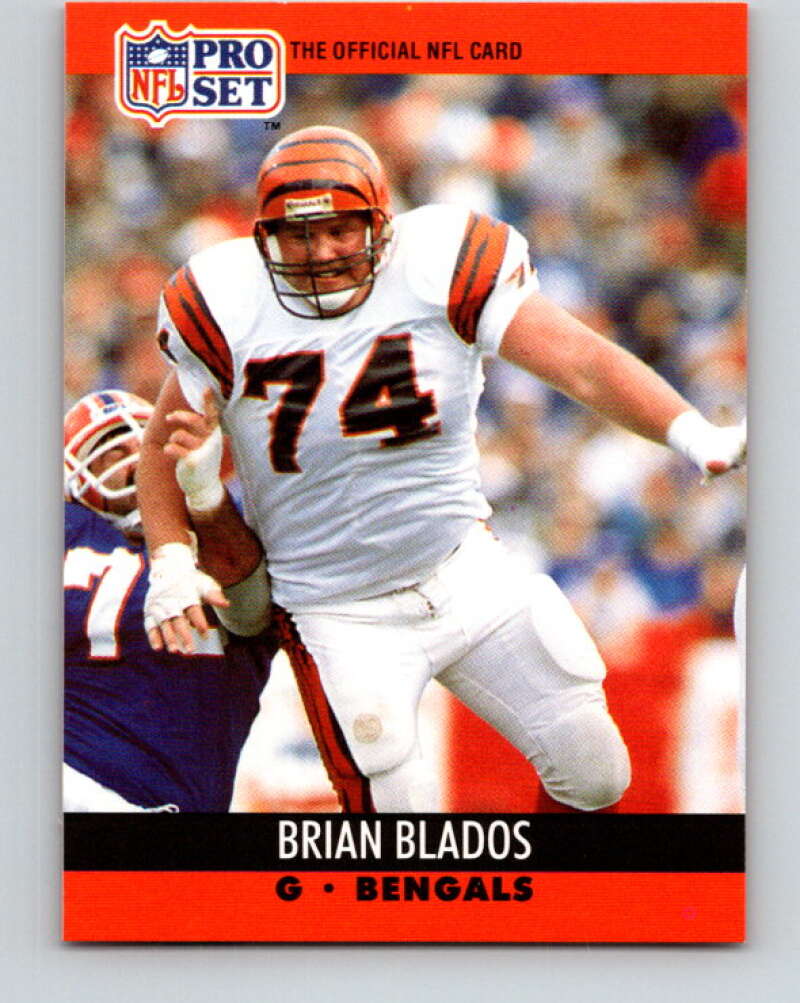 1990 Pro Set #468 Brian Blados Mint Cincinnati Bengals Image 1