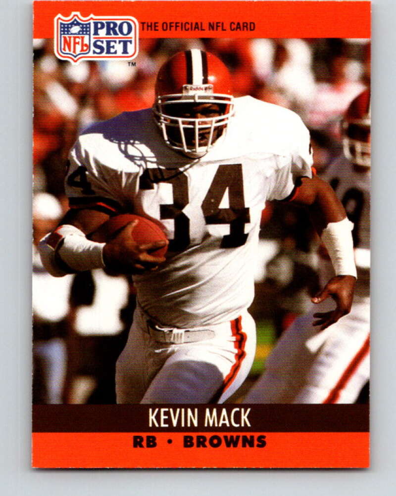 1990 Pro Set #473 Kevin Mack Mint Cleveland Browns Image 1