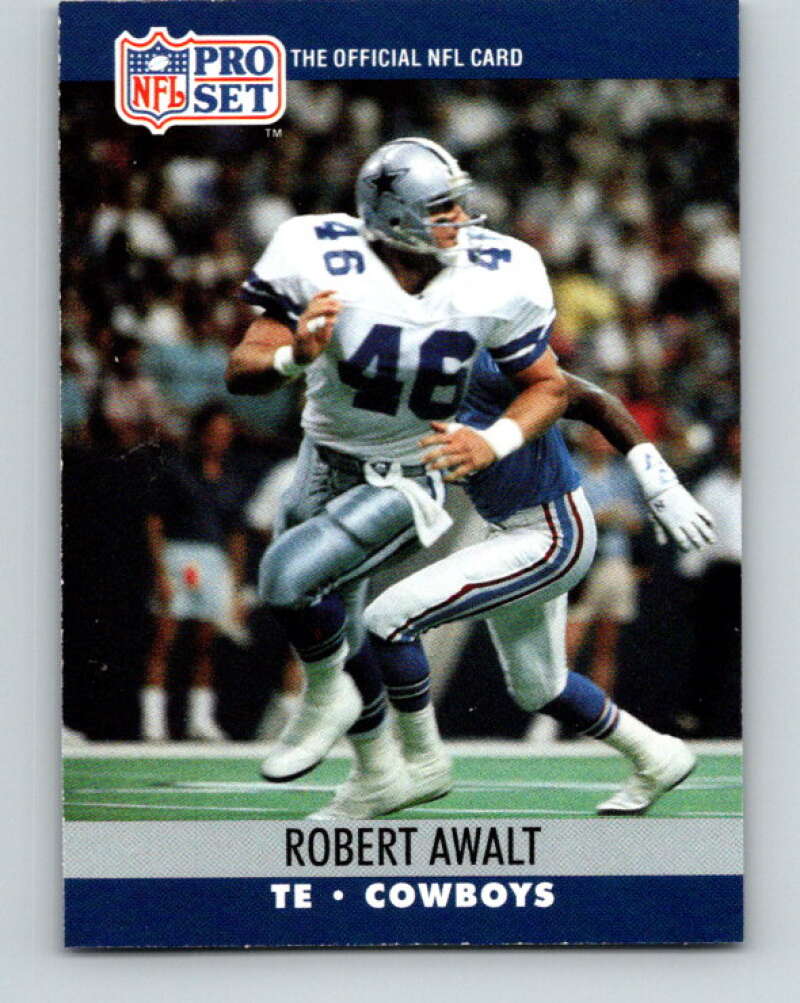 1990 Pro Set #479 Robert Awalt Mint Dallas Cowboys Image 1