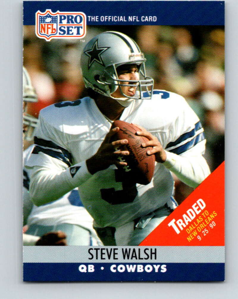 1990 Pro Set #484 Steve Walsh Mint New Orleans Saints Image 1