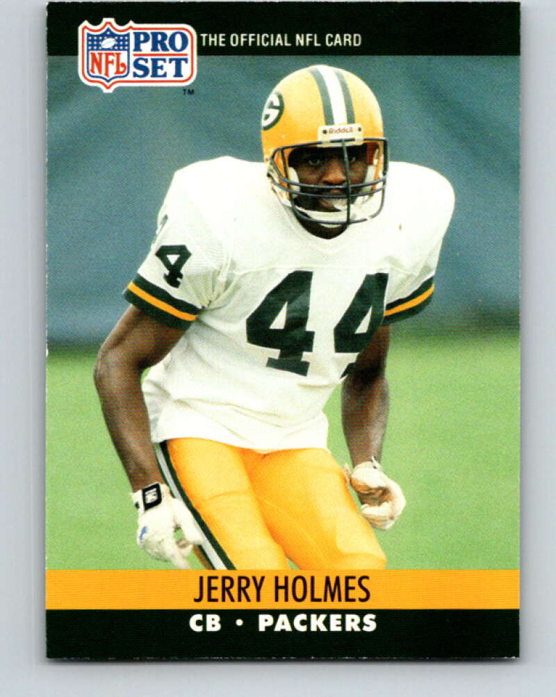 1990 Pro Set #500 Jerry Holmes Mint RC Rookie Green Bay Packers Image 1