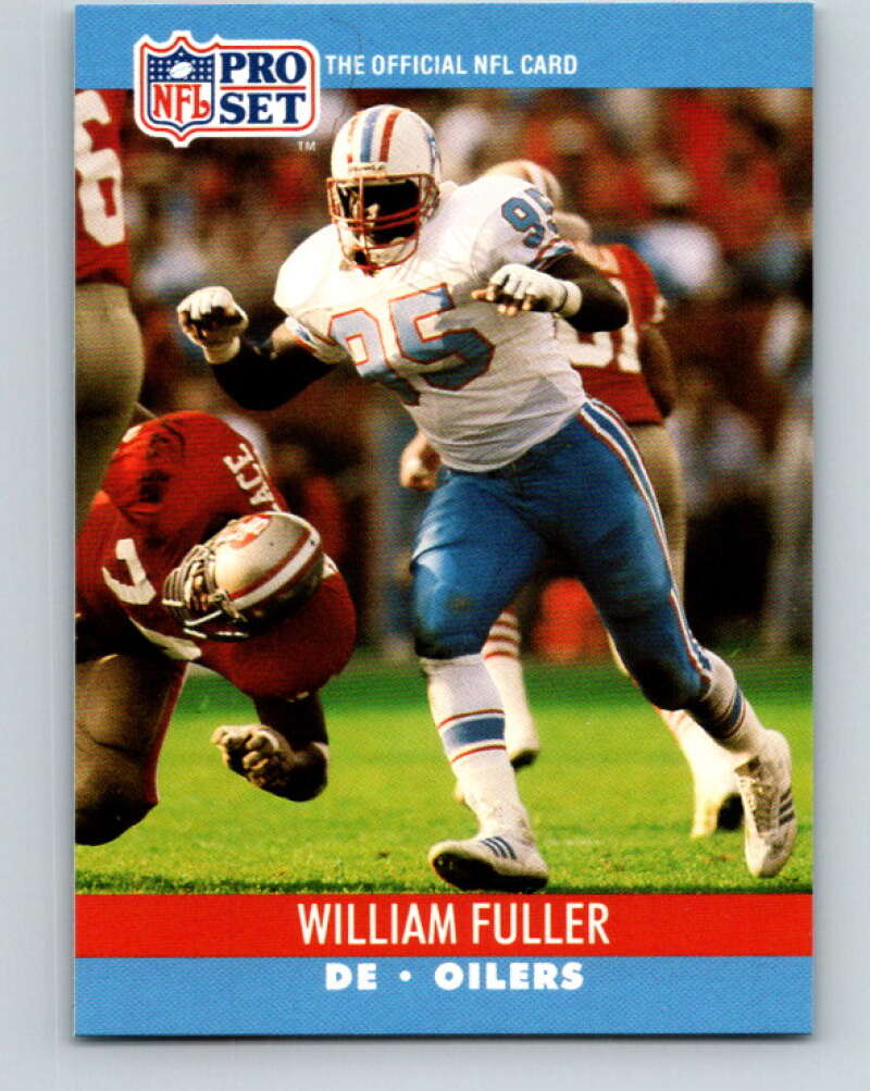 1990 Pro Set #510 William Fuller Mint Houston Oilers Image 1
