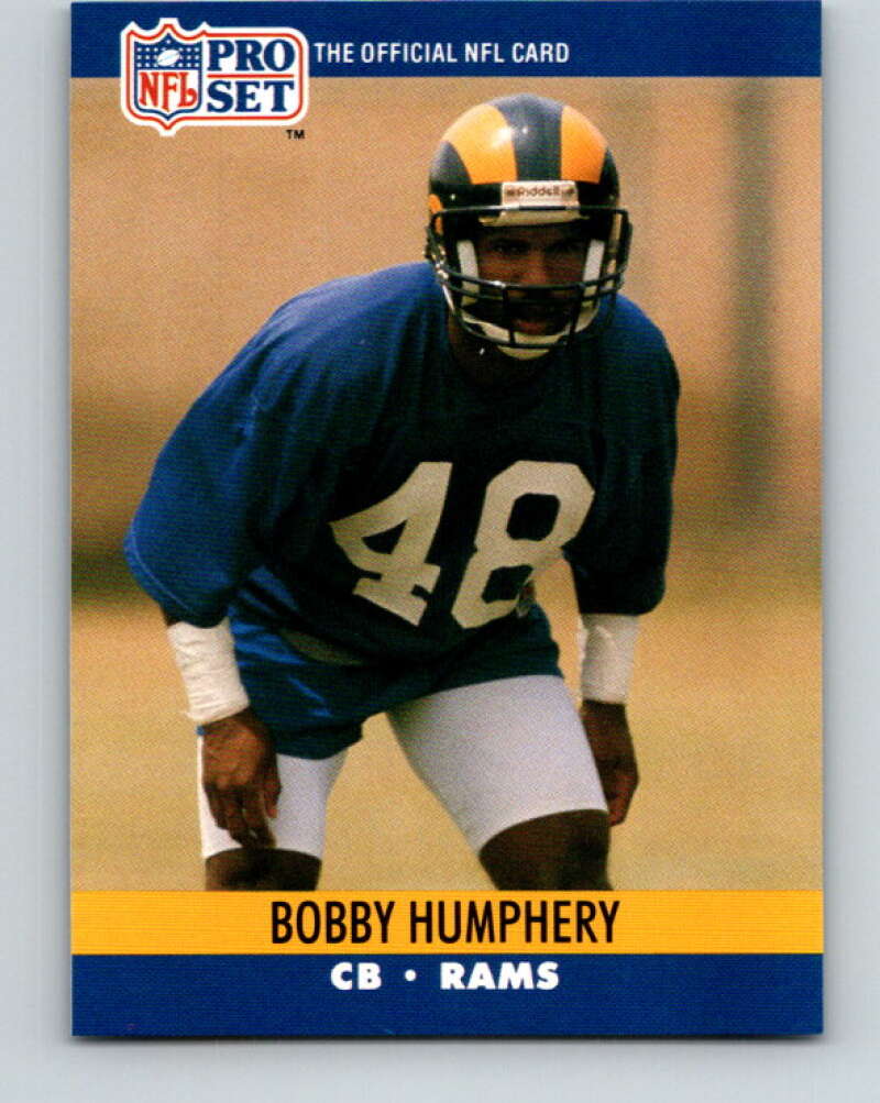 1990 Pro Set #551 Bobby Humphrey Mint Los Angeles Rams Image 1