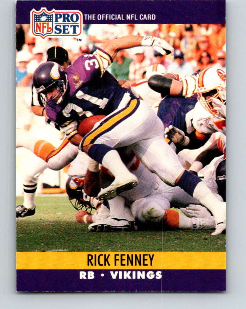 1990 Pro Set #567 Rick Fenney Mint Minnesota Vikings Image 1
