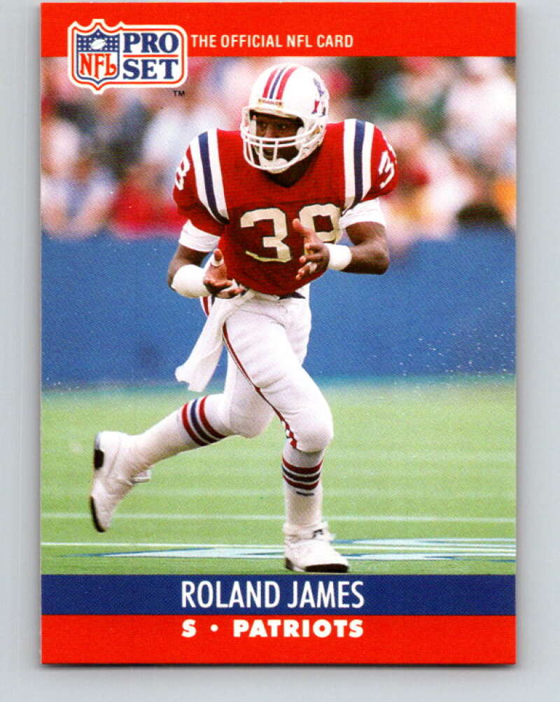 1990 Pro Set #577 Roland James Mint New England Patriots Image 1