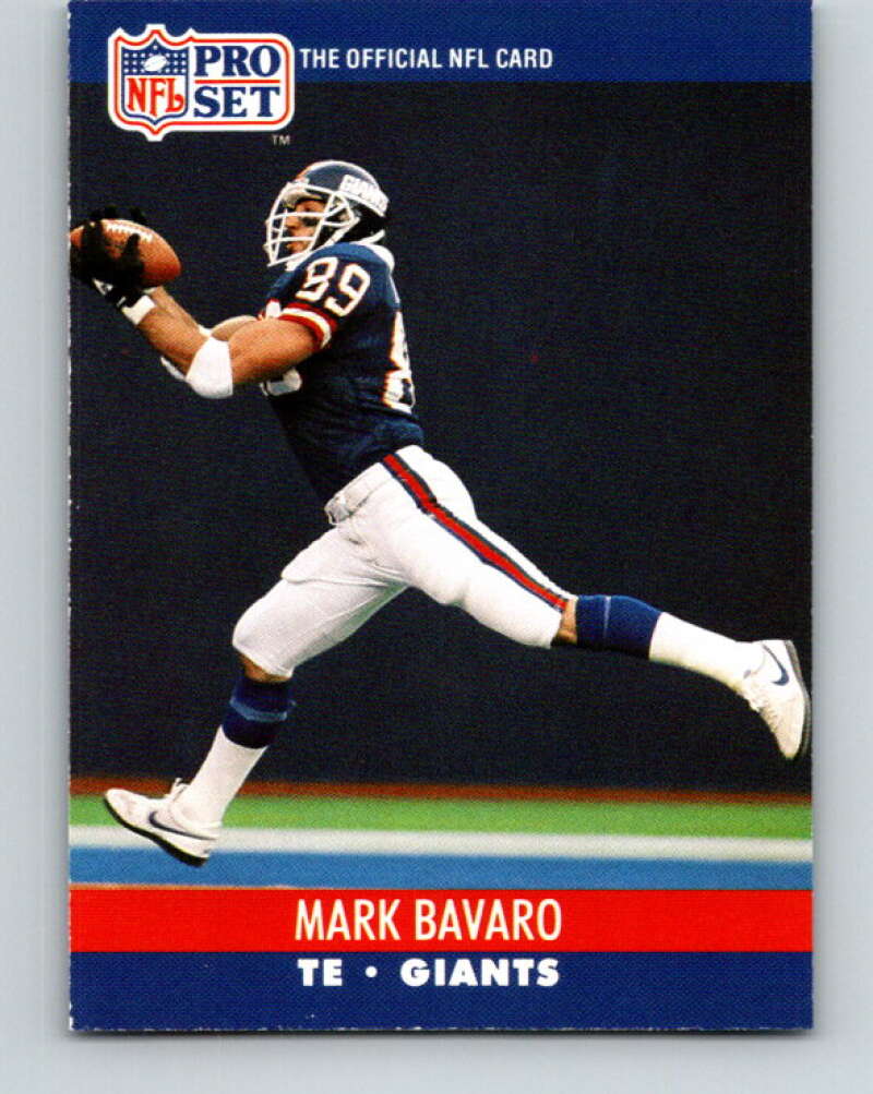 1990 Pro Set #592 Mark Bavaro Mint New York Giants