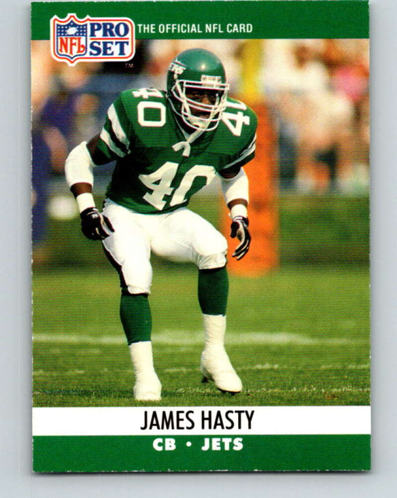 1990 Pro Set #601 James Hasty Mint New York Jets Image 1