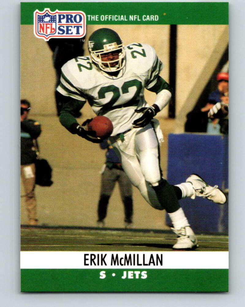 1990 Pro Set #602 Erik McMillan Mint New York Jets Image 1