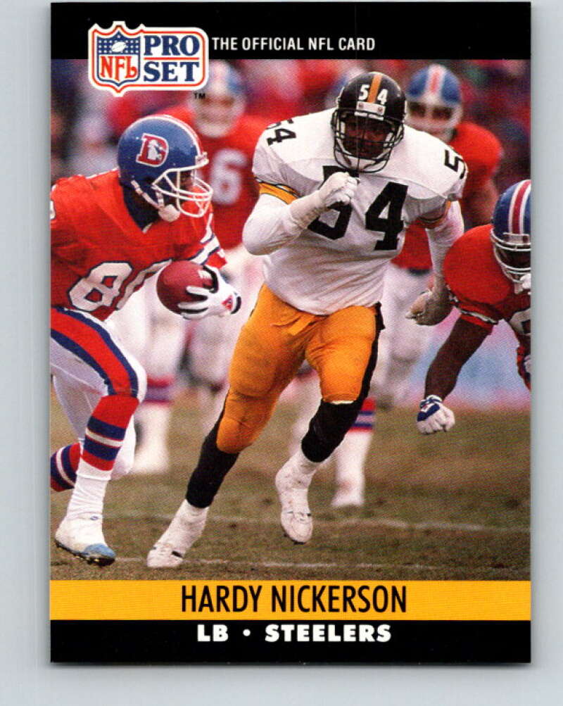 1990 Pro Set #624 Hardy Nickerson Mint Pittsburgh Steelers Image 1