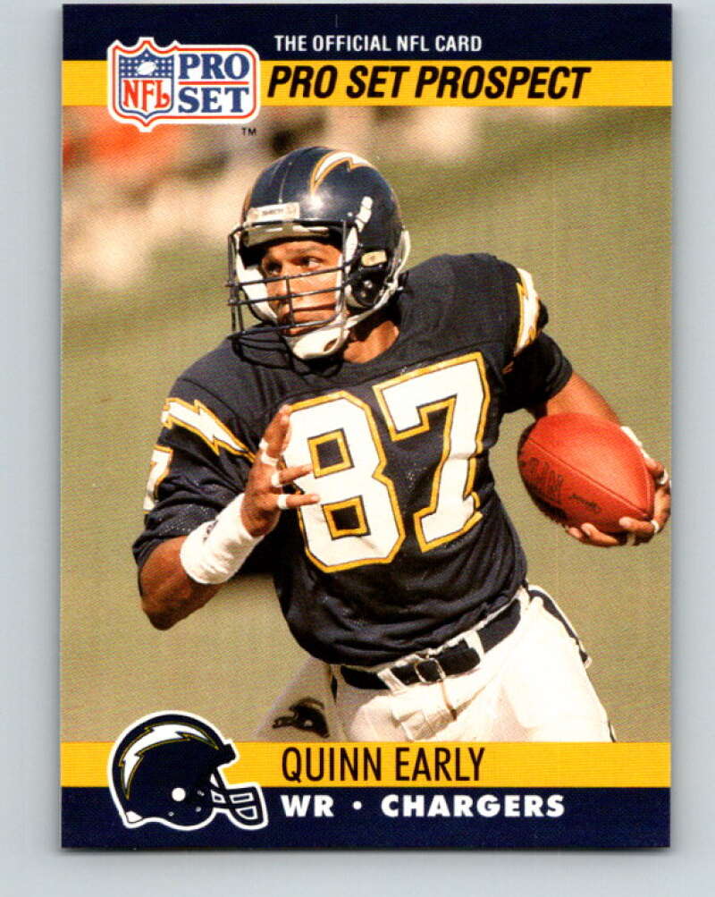 1990 Pro Set #749 Quinn Early Mint San Diego Chargers Image 1
