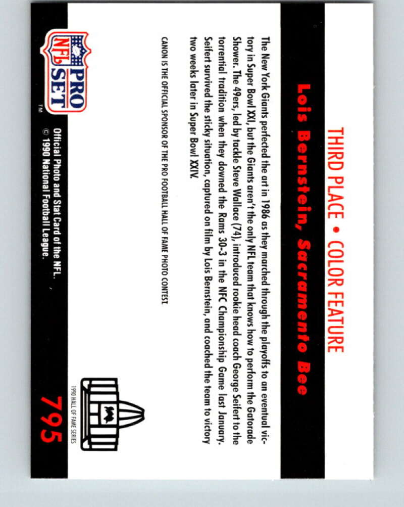 1990 Pro Set #795 Gatorade Shower Mint San Francisco 49ers