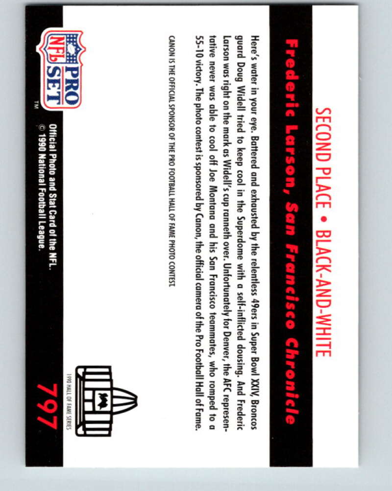 1990 Pro Set #797 Doug Widell Mint Denver Broncos