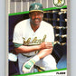 1989 Fleer #1 Don Baylor Mint Oakland Athletics  Image 1