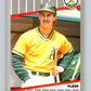 1989 Fleer #14 Doug Jennings Mint RC Rookie Oakland Athletics  Image 1