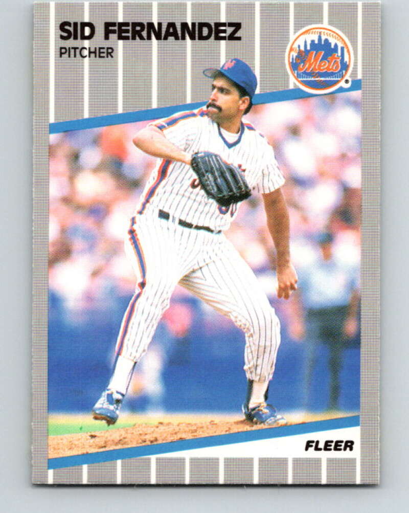 1989 Fleer #35 Sid Fernandez Mint New York Mets Image 1