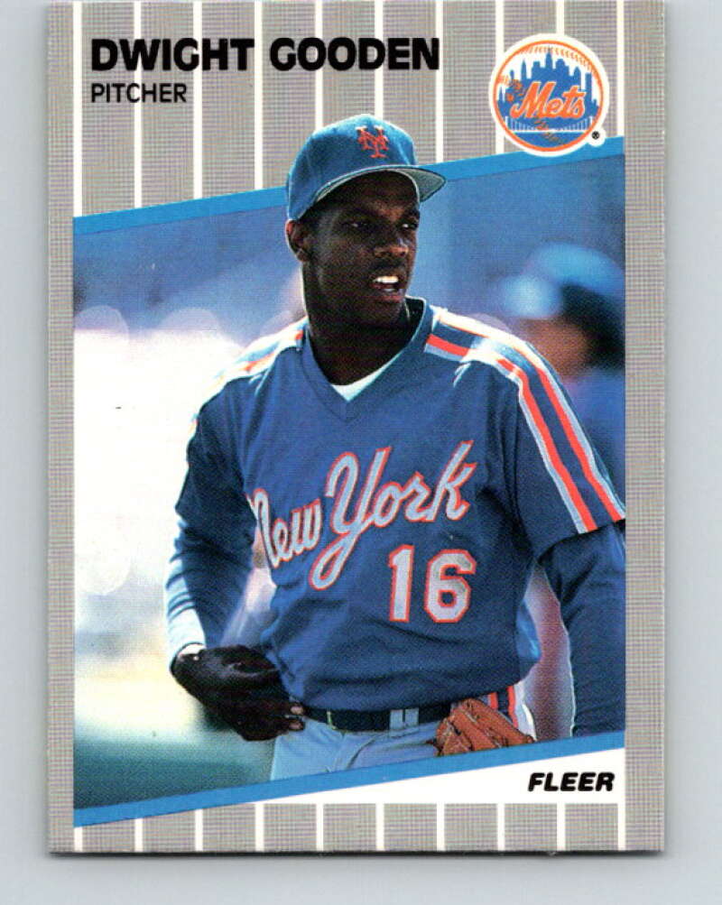 1989 Fleer #36 Dwight Gooden Mint New York Mets Image 1