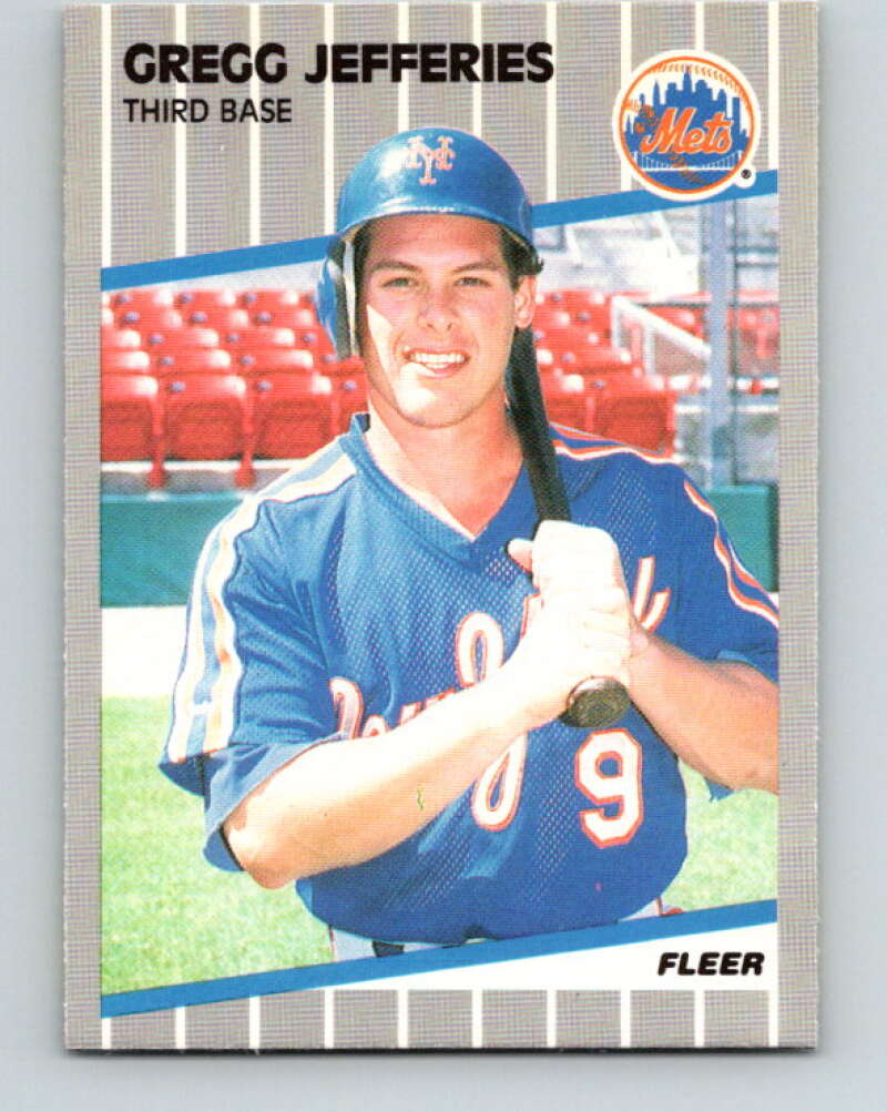 1989 Fleer #38 Gregg Jefferies Mint New York Mets