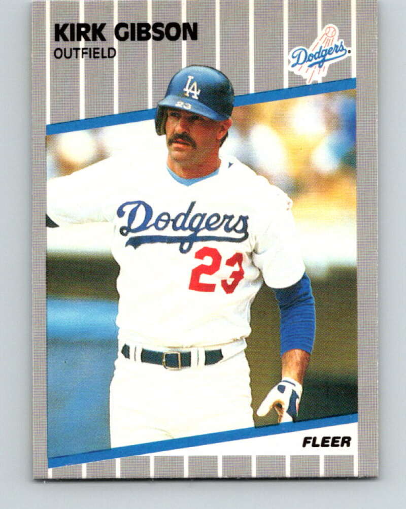 1989 Fleer #57 Kirk Gibson Mint Los Angeles Dodgers Image 1