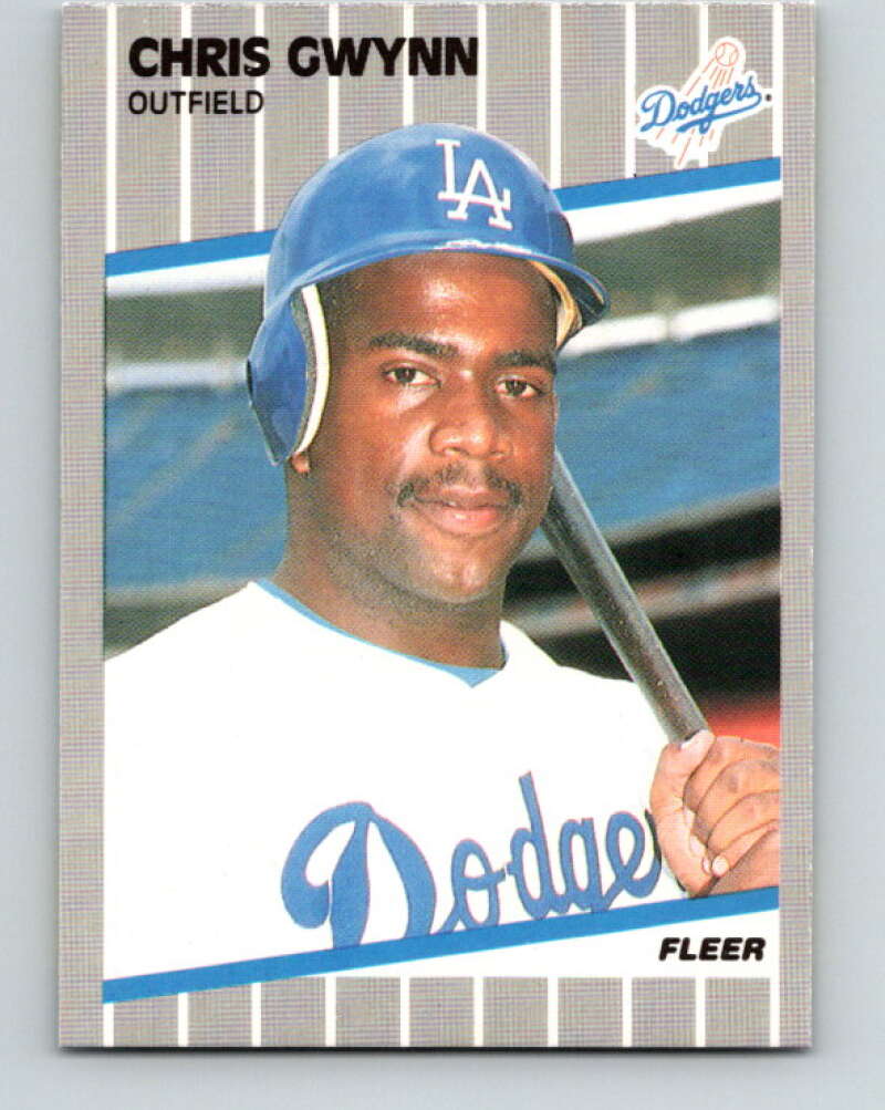 1989 Fleer #59 Chris Gwynn Mint Los Angeles Dodgers Image 1