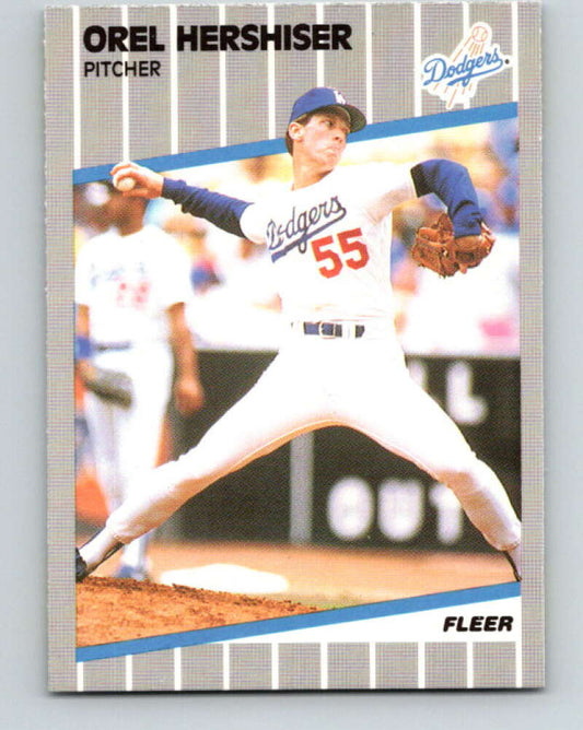 1989 Fleer #62 Orel Hershiser Mint Los Angeles Dodgers  Image 1