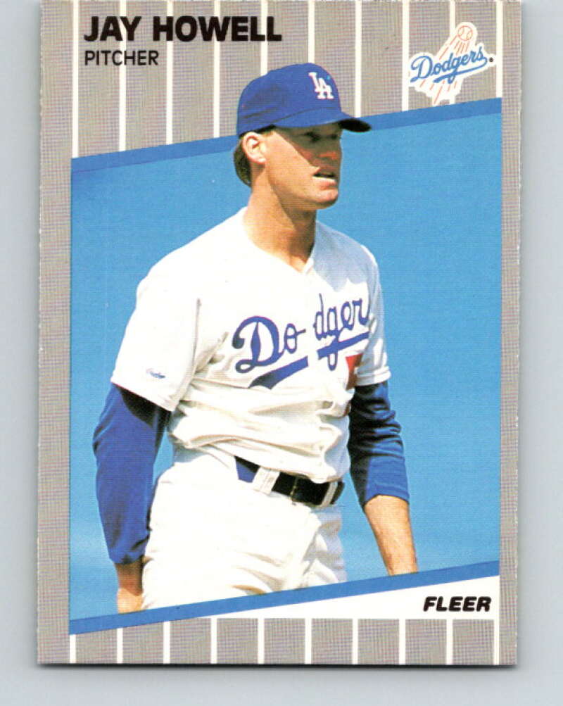 1989 Fleer #64 Jay Howell Mint Los Angeles Dodgers Image 1