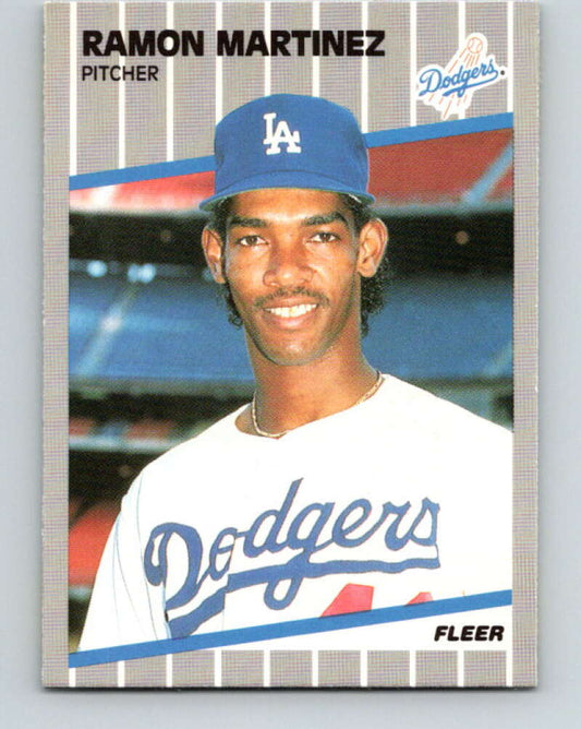 1989 Fleer #67 Ramon Martinez Mint RC Rookie Los Angeles Dodgers