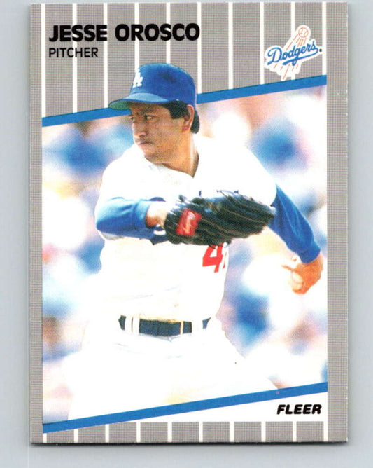 1989 Fleer #68 Jesse Orosco Mint Los Angeles Dodgers  Image 1