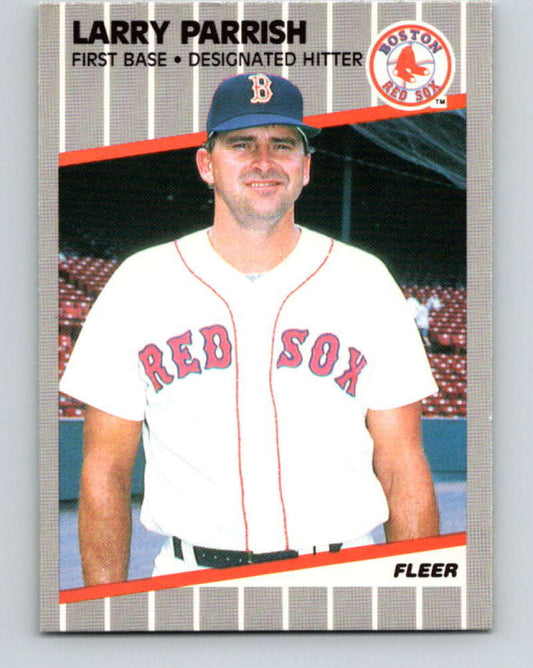 1989 Fleer #94 Larry Parrish UER Mint Boston Red Sox  Image 1