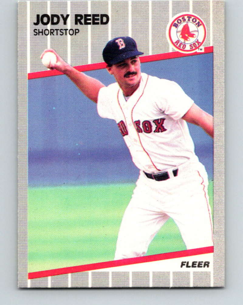 1989 Fleer #96 Jody Reed Mint Boston Red Sox Image 1