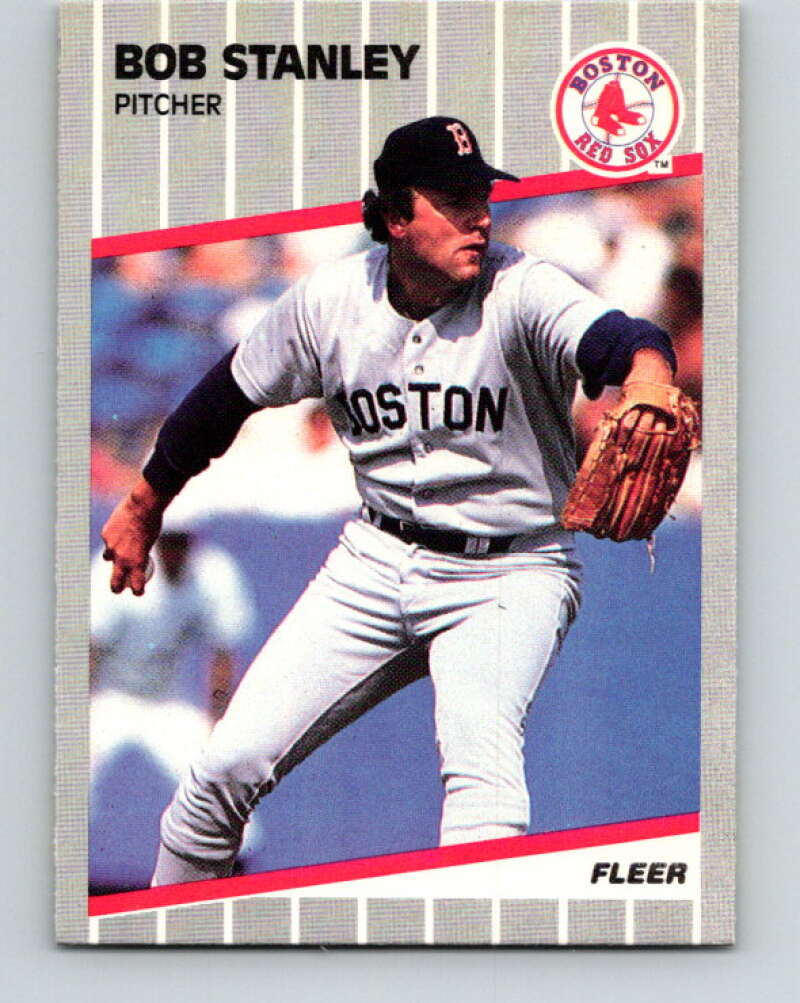 1989 Fleer #101 Bob Stanley Mint Boston Red Sox Image 1