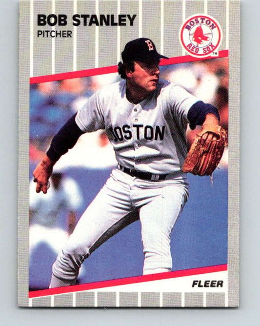 1989 Fleer #101 Bob Stanley Mint Boston Red Sox  Image 1