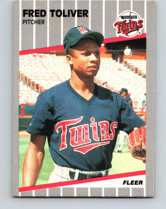 1989 Fleer #126 Freddie Toliver Mint Minnesota Twins  Image 1