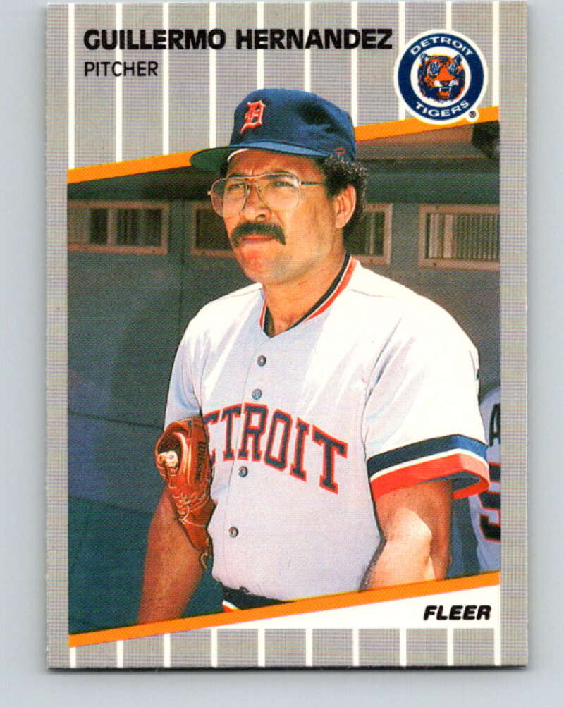 1989 Fleer #135 Guillermo Hernandez Mint Detroit Tigers Image 1