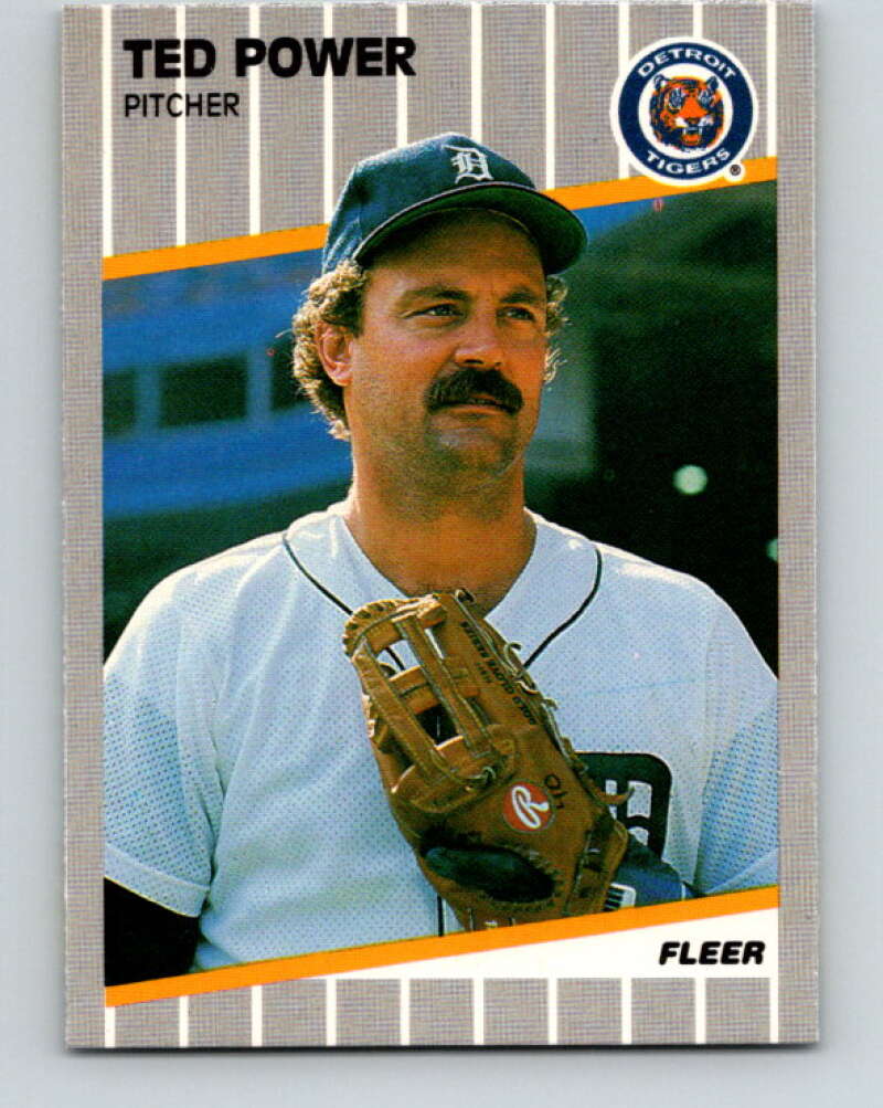 1989 Fleer #142 Ted Power Mint Detroit Tigers Image 1