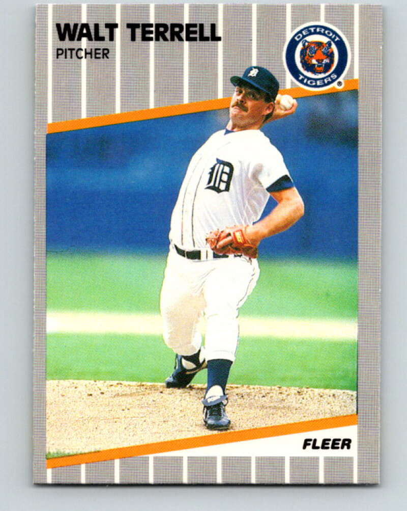 1989 Fleer #149 Walt Terrell Mint Detroit Tigers Image 1