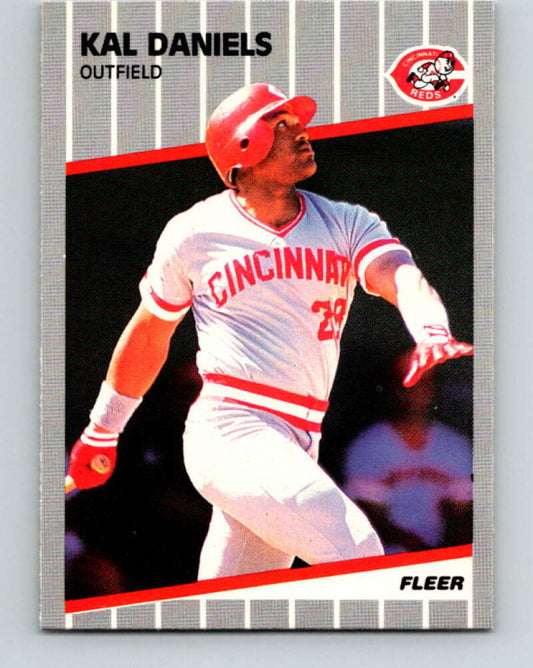 1989 Fleer #157 Kal Daniels Mint Cincinnati Reds  Image 1